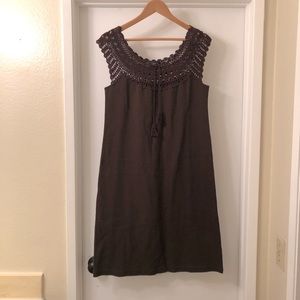 NEW APC BOHEMIAN CROCHET DETAIL SUMMER DRESS